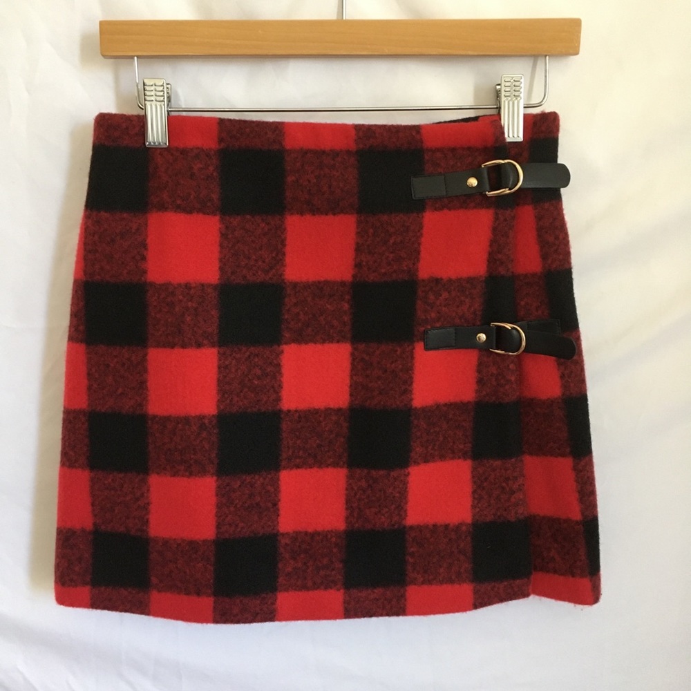 Forever 21 | Women Skirts | Red/Black/Plaid - Picture 5 of 15